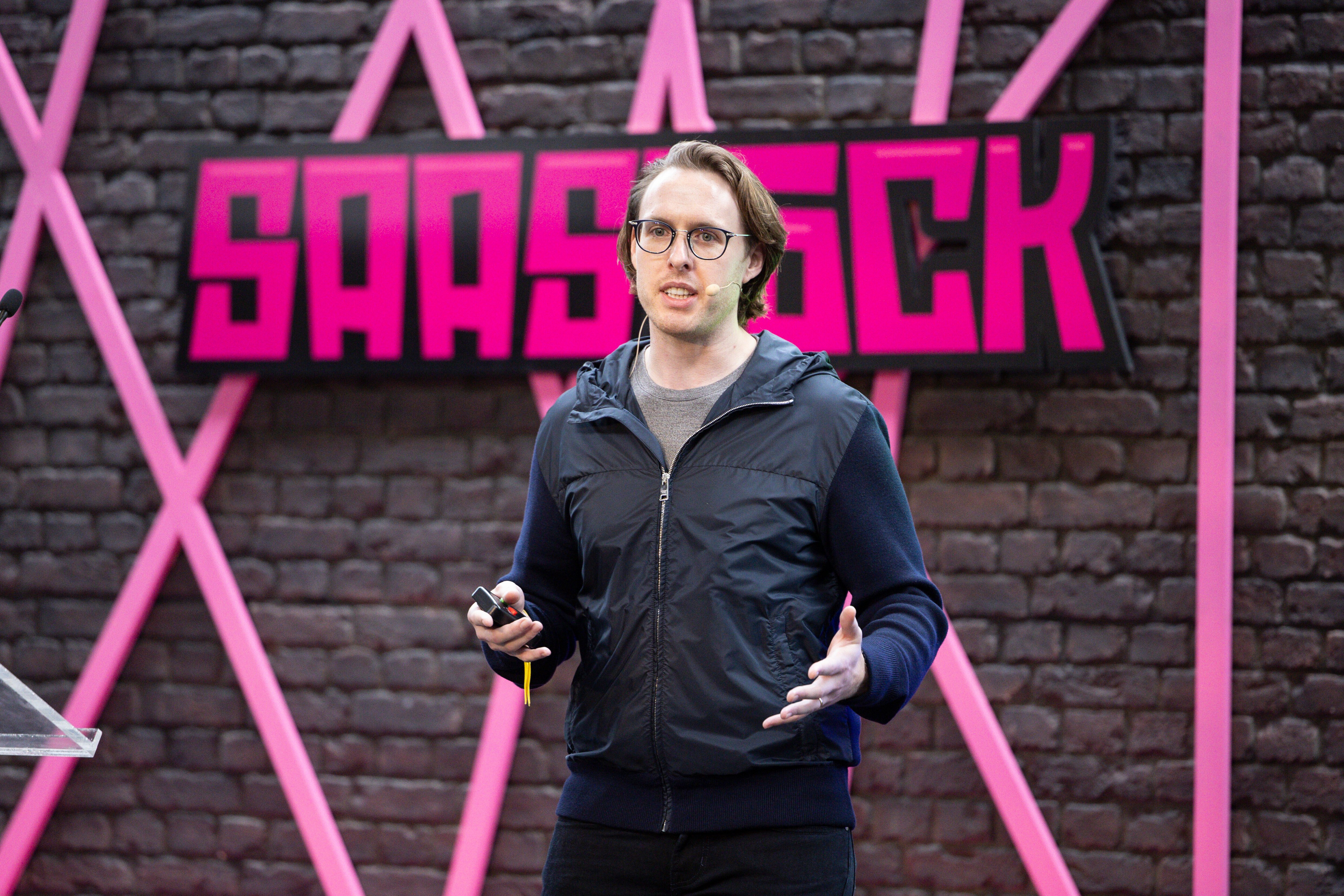 Patrick Rhatigan at SaaStock